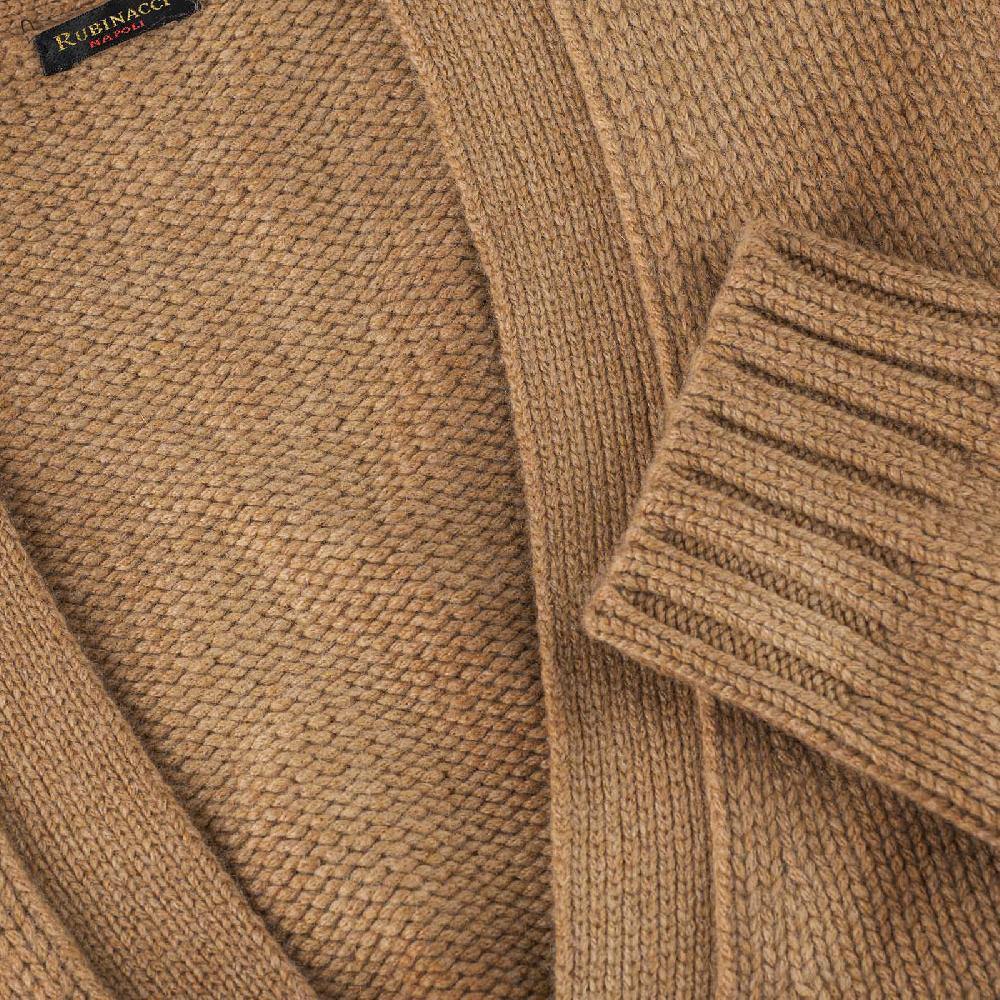 Rubinacci Cardigan cashmere rhum Acquista Ora