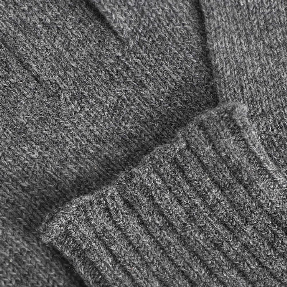 Rubinacci Guanti in cashmere grigio Consegna Veloce