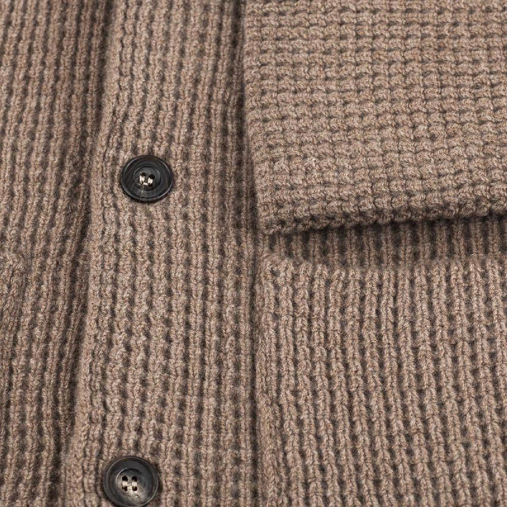 Rubinacci Cardigan cashmere nocciola Fino Al -60%