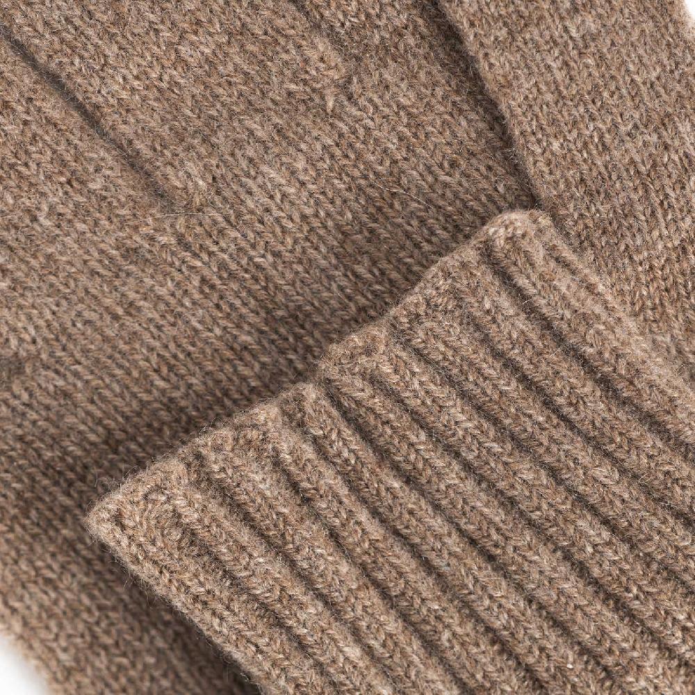 Rubinacci Guanti in cashmere nocciola Shopping Online