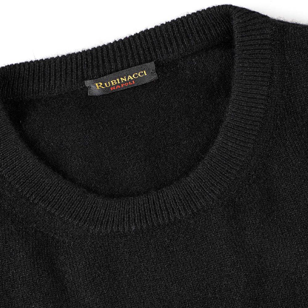 Rubinacci Girocollo in cashmere nero Novità