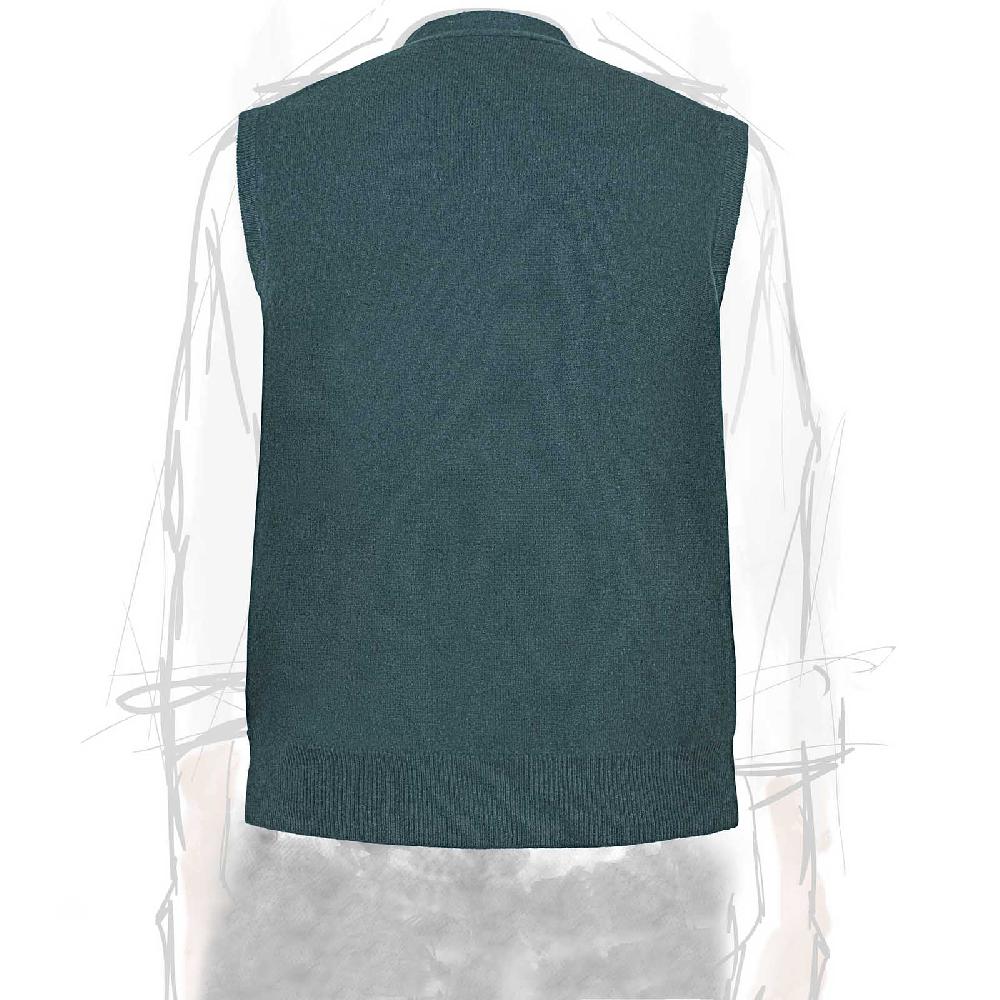 Rubinacci Gilet in cashmere verde Economico