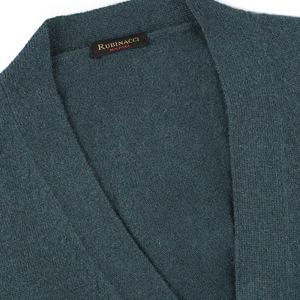 Rubinacci Gilet in cashmere verde Economico