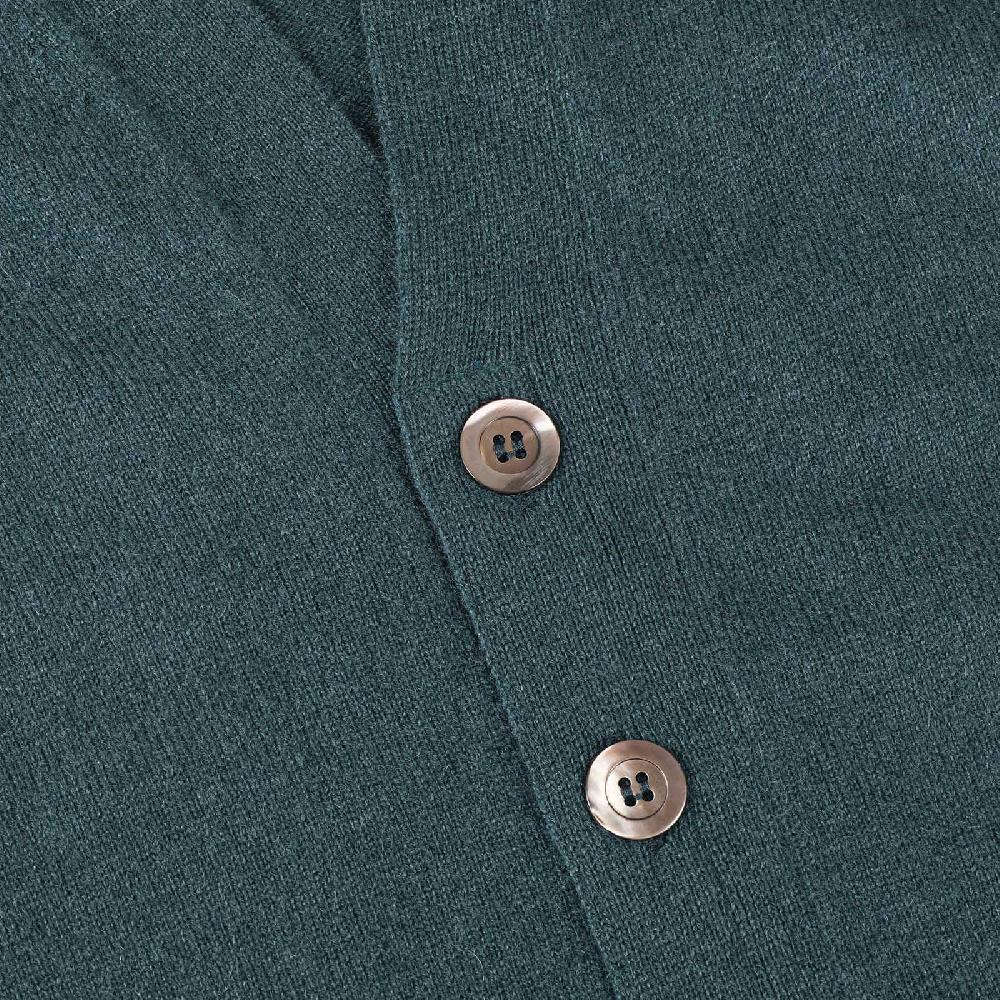 Rubinacci Gilet in cashmere verde Economico