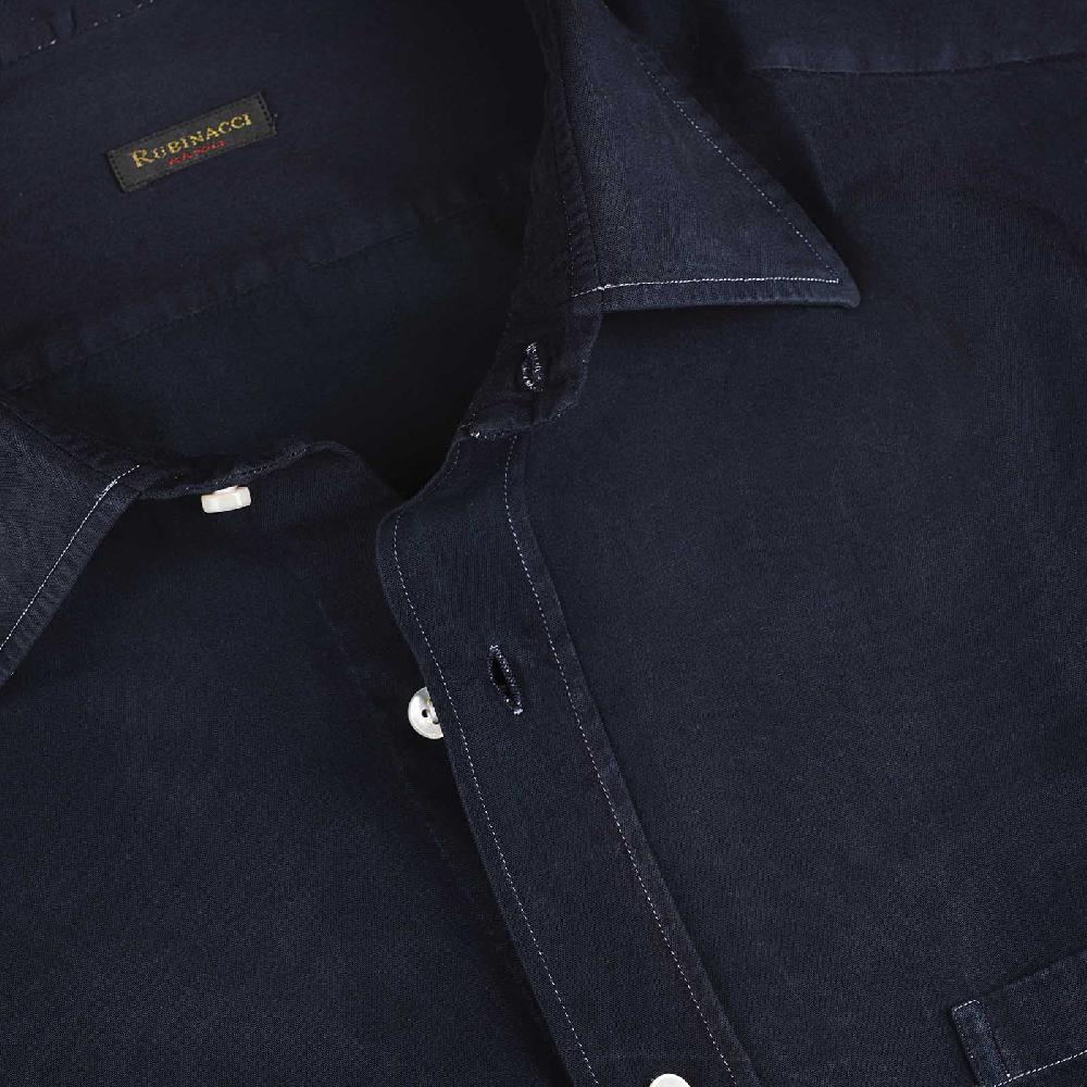 Rubinacci Camicia blu notte Saldi