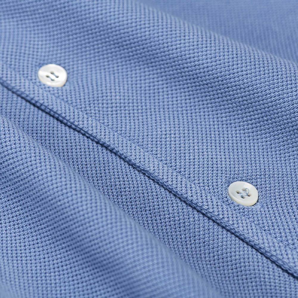 Rubinacci Camicia in piquet jeans Negozio