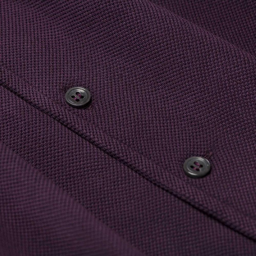 Rubinacci Camicia in piquet vino In Saldo