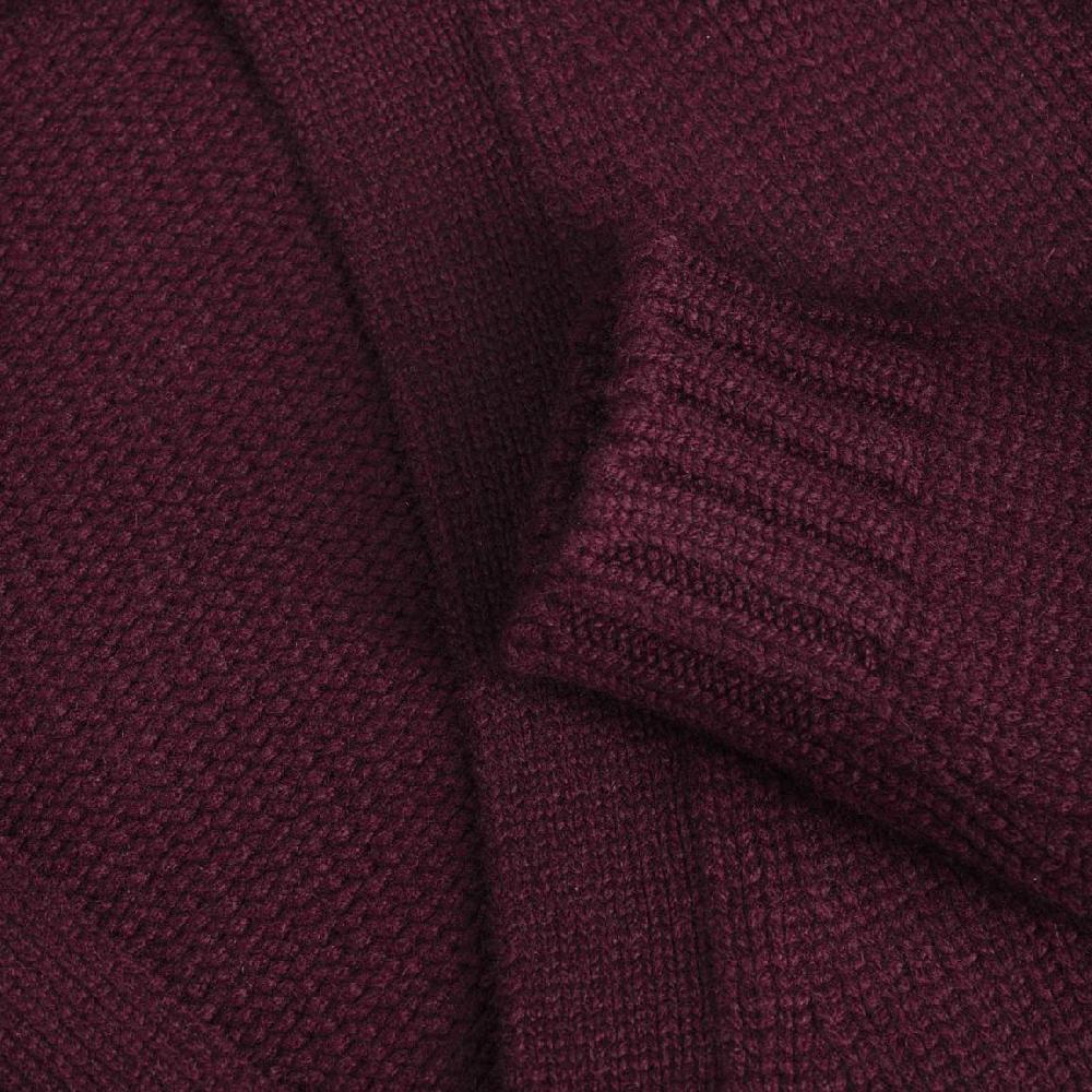 Rubinacci Cardigan cashmere bordeaux In Linea