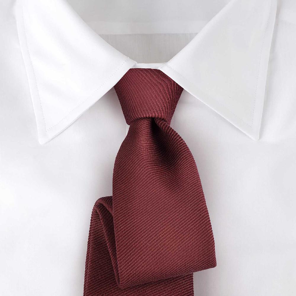 Rubinacci Camicia in cotone bianca polsi gemelli Spedizione Gratuita