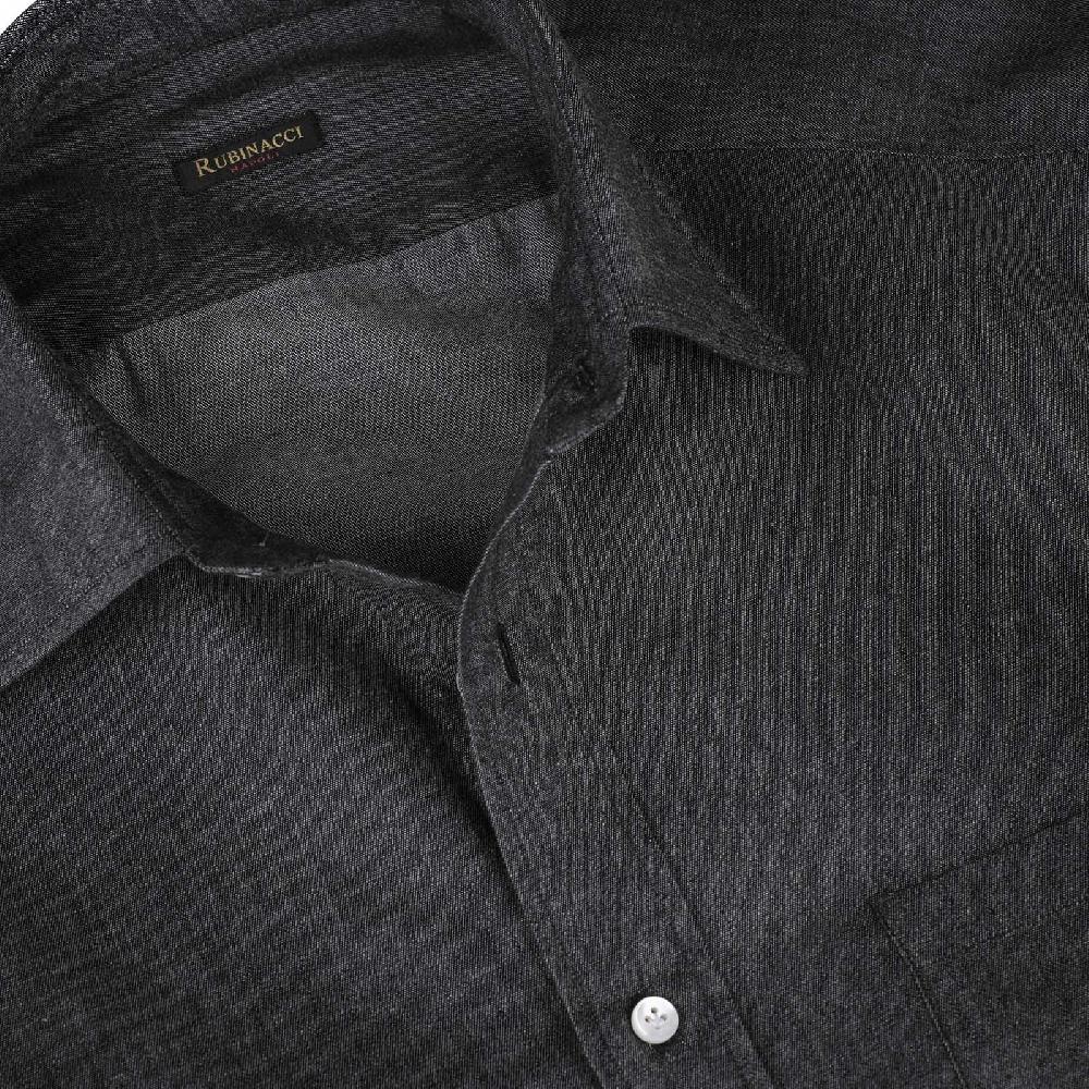Rubinacci Camicia jeans grigio Pezzi Unici