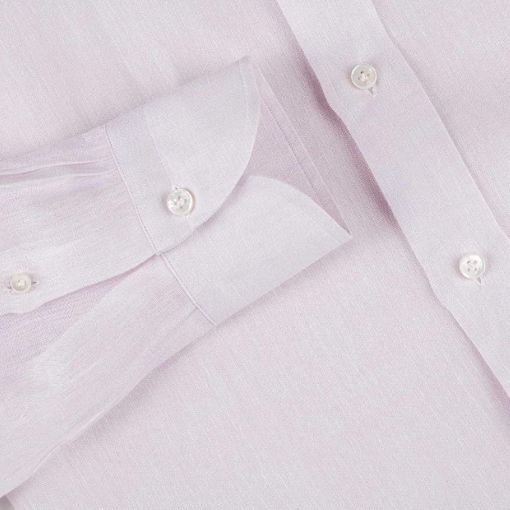 Rubinacci Camicia lino rosa Economico