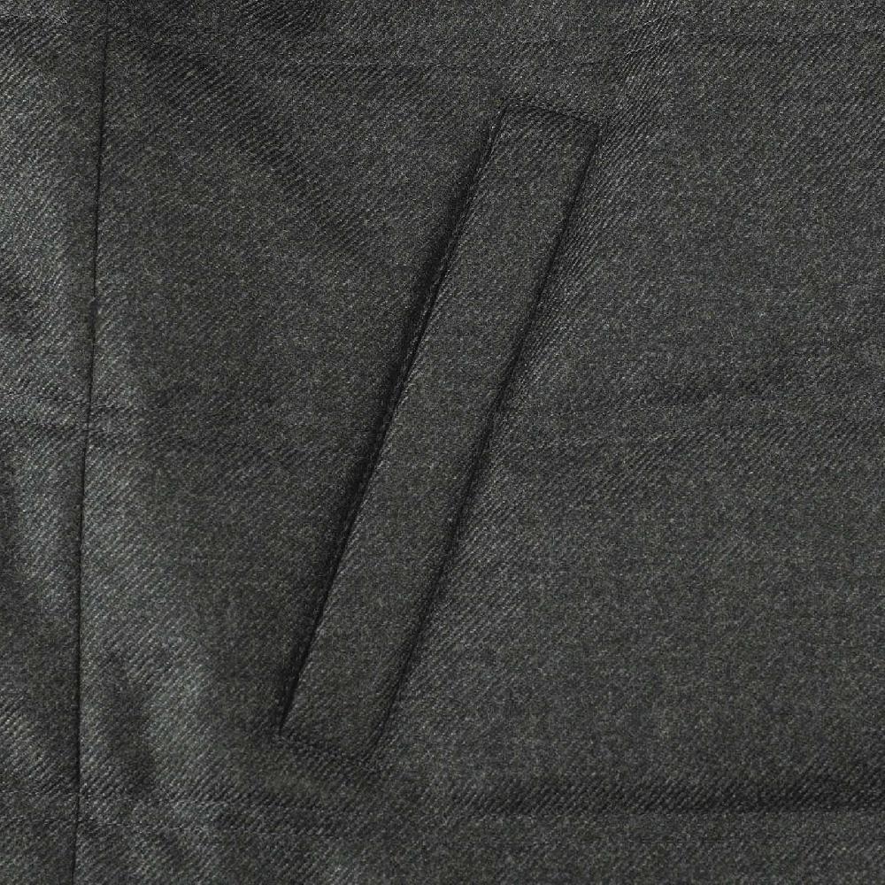 Rubinacci Gilet trapuntato lana e cashmere verde Saldi Di Fabbrica