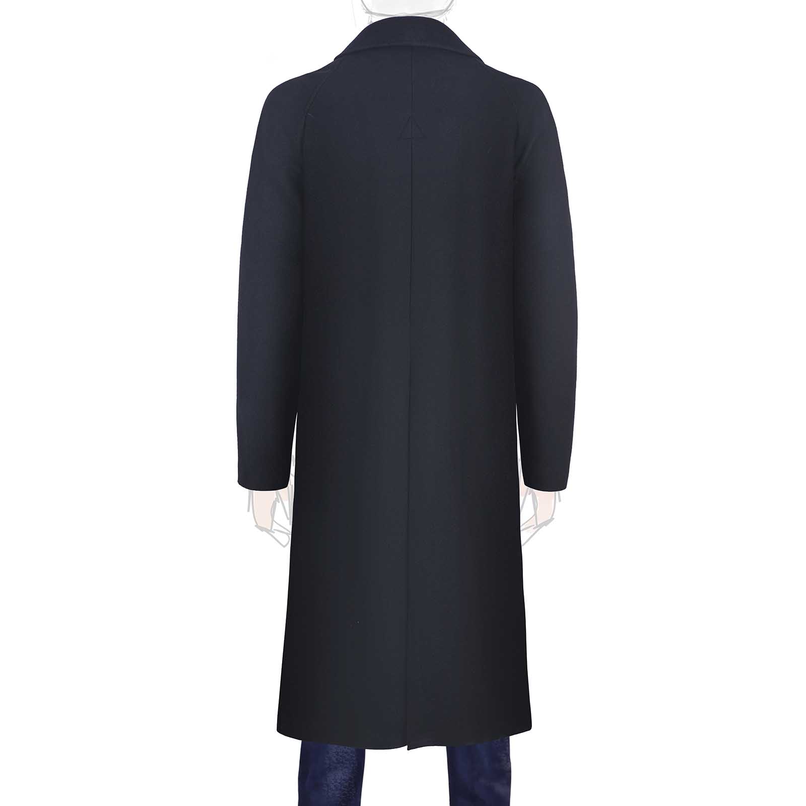 Rubinacci Cappotto raglan in lana skyfall blu I Più Venduti