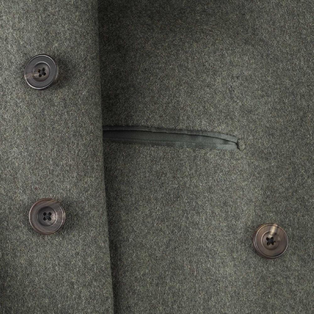 Rubinacci Cappotto ulster in cashmere verde Negozio