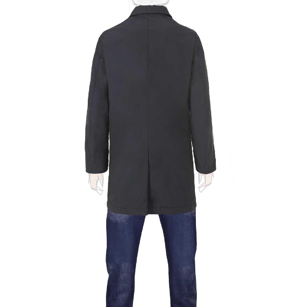 Rubinacci Cappottino in cashmere blu reversibile Italy