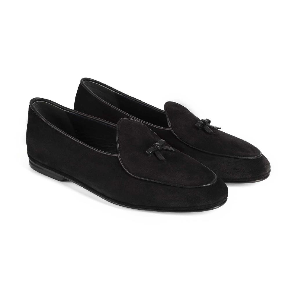 Rubinacci Marphy velour nero In Saldo