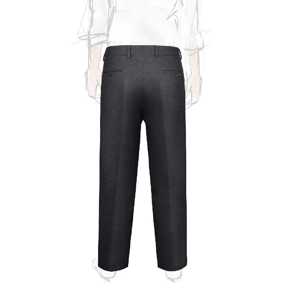 Rubinacci Pantalone 2 pinces in flanella grigio scuro Offerta speciale