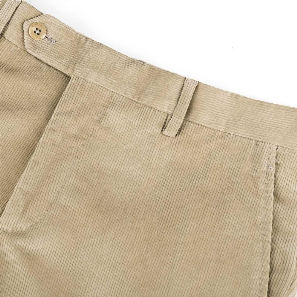 Rubinacci Pantalone in velluto a costine beige Offerta Anniversario