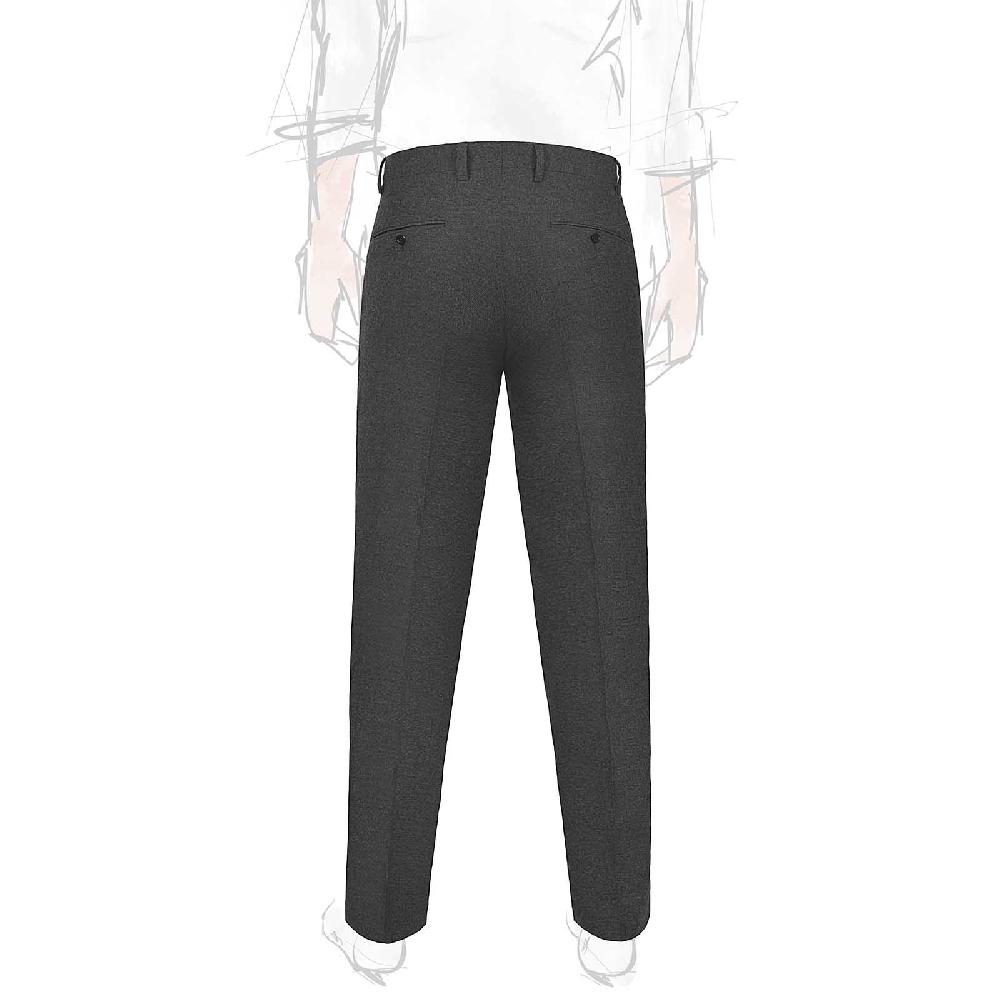 Rubinacci Pantalone casual in flanella grigio scuro Enormi risparmi