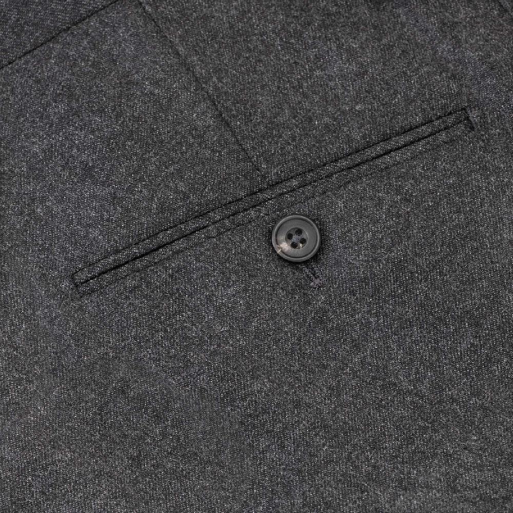 Rubinacci Pantalone casual in flanella grigio scuro Enormi risparmi