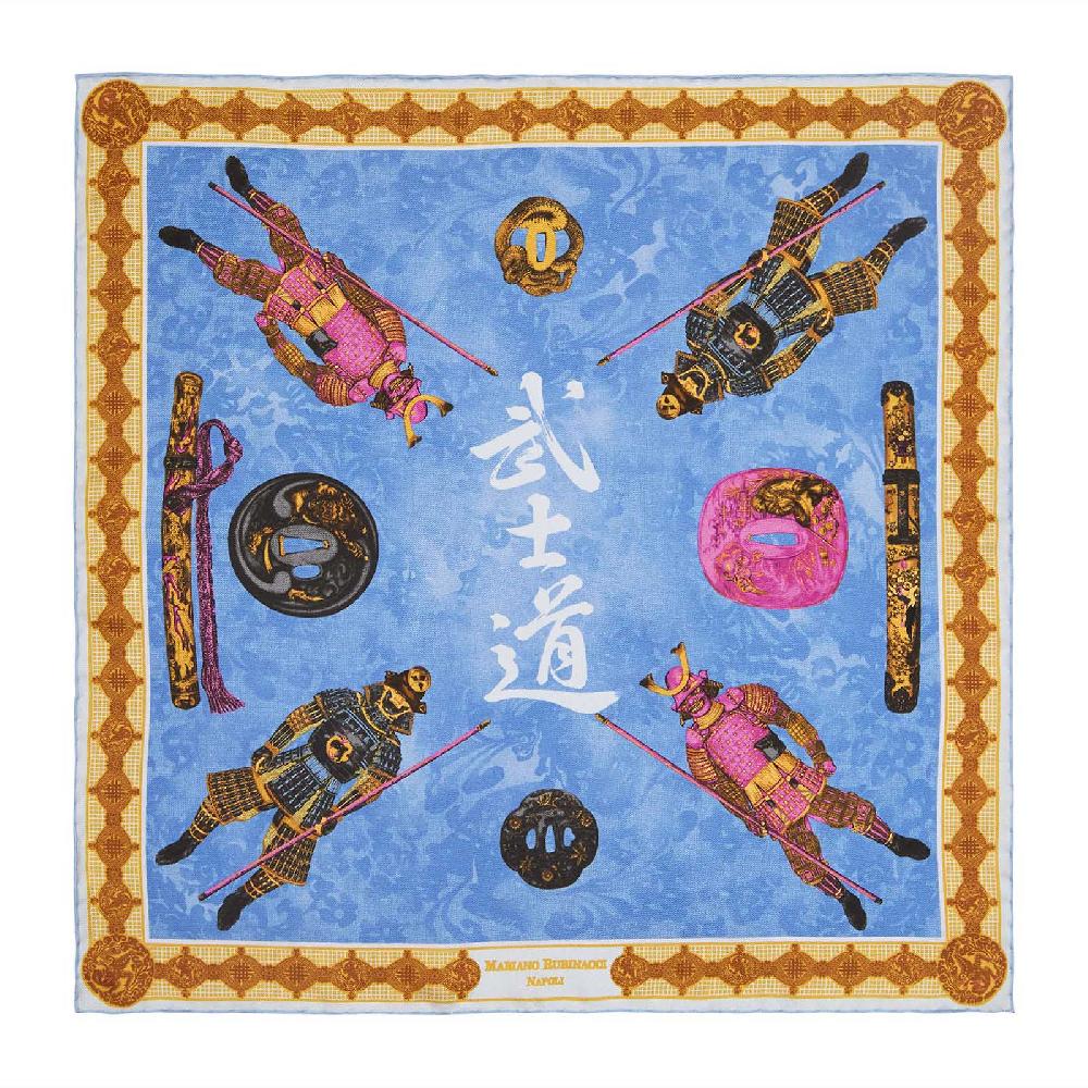 Rubinacci Pochette samurai celeste Vendite stagionali