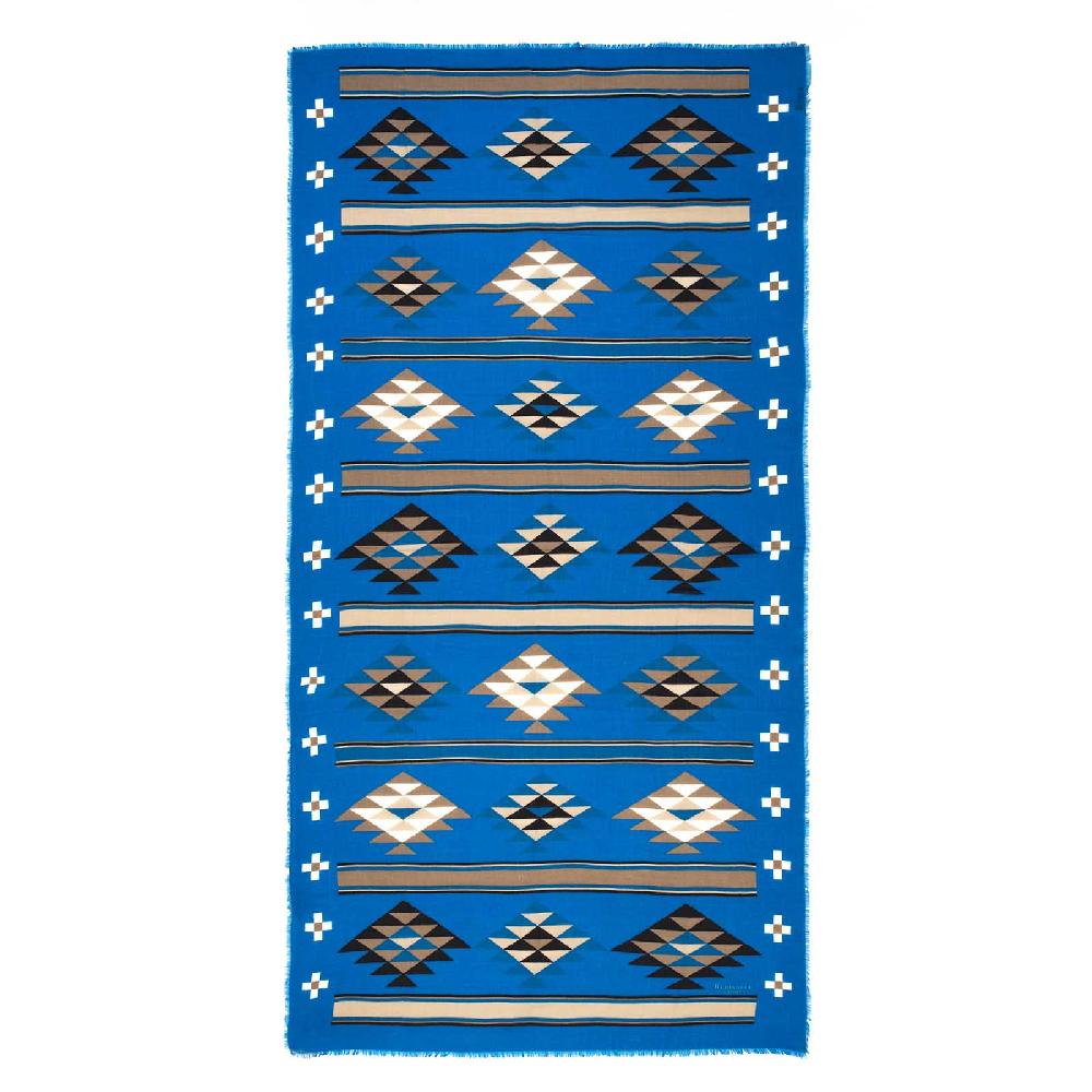 Rubinacci Sciarpa geometrico bluette Promozione Limitata