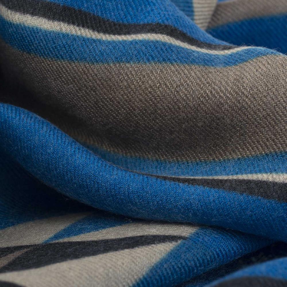 Rubinacci Sciarpa geometrico bluette Promozione Limitata