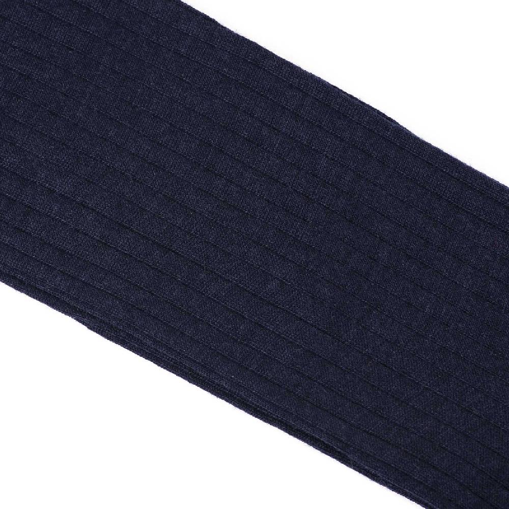 Rubinacci Calze in filo di Scozia a costina blu Lightning offer