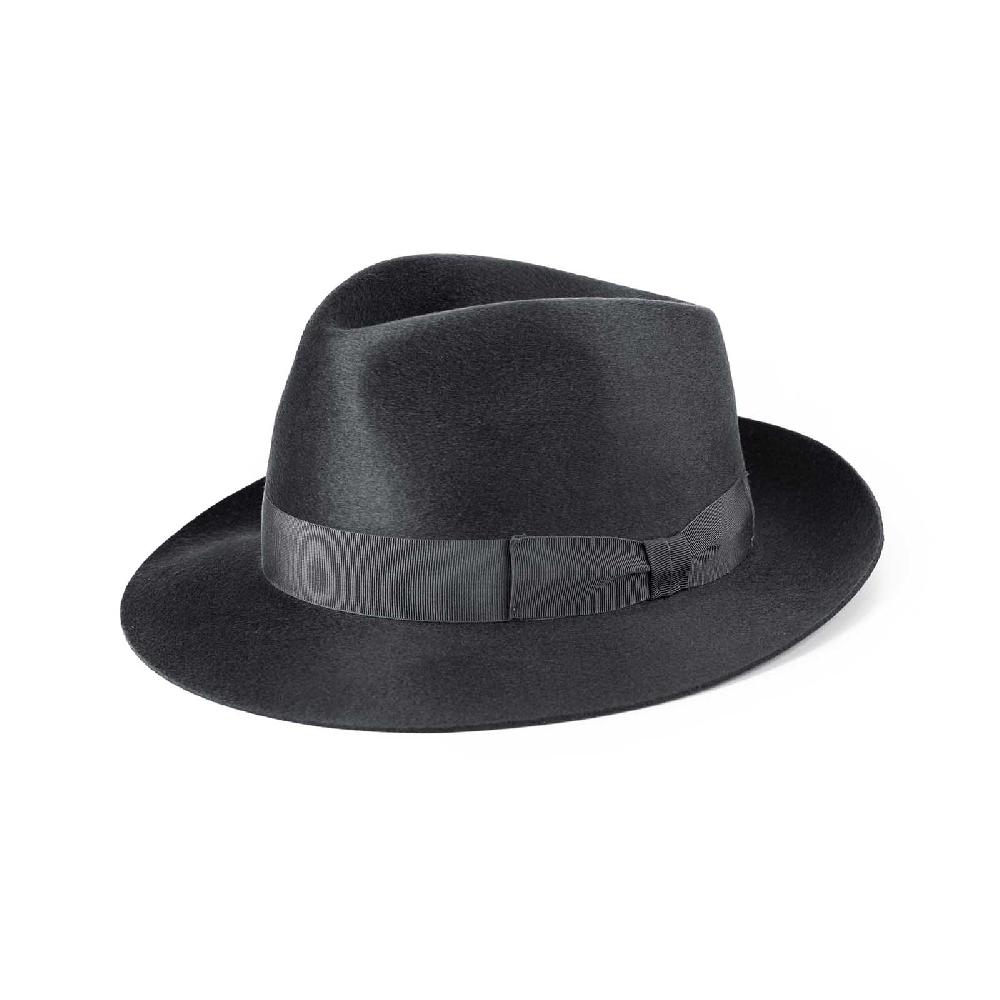 Rubinacci Fedora in cashmere fumo Ultimo giorno