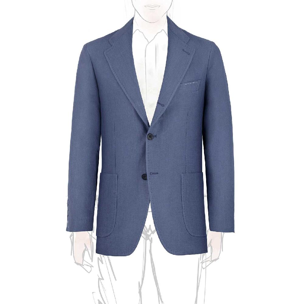 Rubinacci Giacca in lino denim Novità