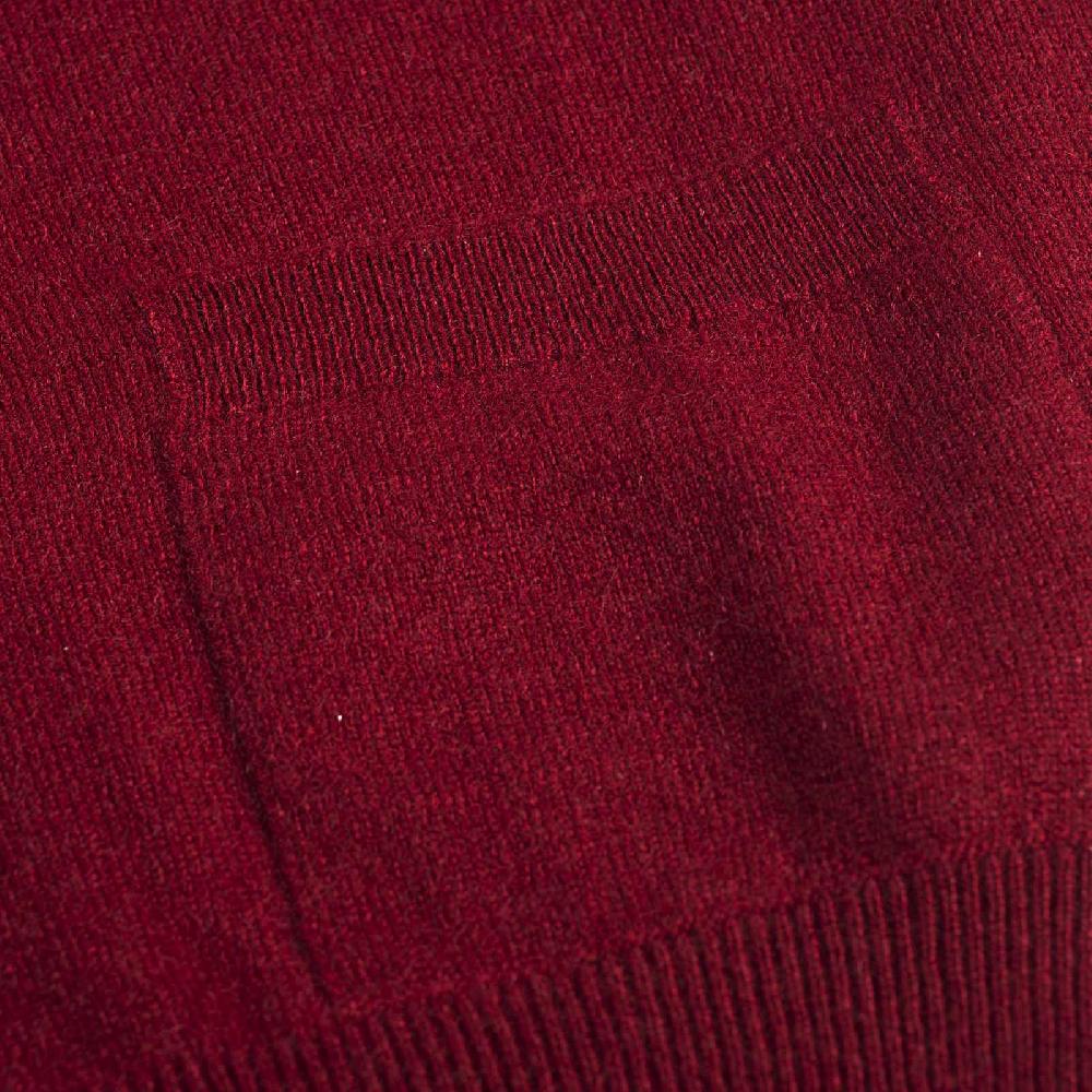 Rubinacci Gilet in cashmere bordeaux chiaro Negozio