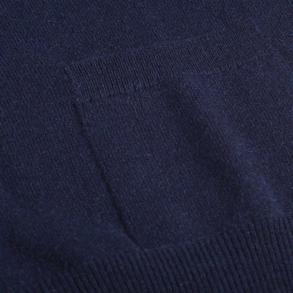 Rubinacci Gilet in cashmere blu navy Nuova