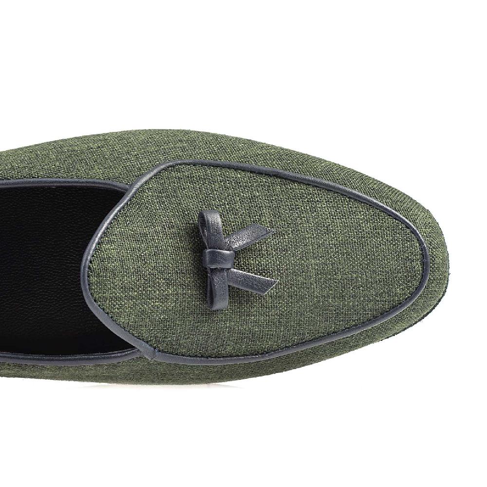 Rubinacci Marphy lino verde Offerte esclusive