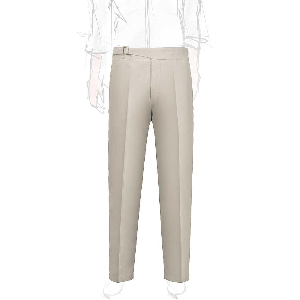 Rubinacci Pantalone genny in cotone beige Prezzo basso