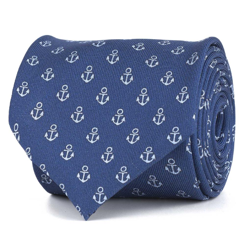 Rubinacci Cravatta in twill di seta con stampa ancora celeste Fino al 60% di sconto