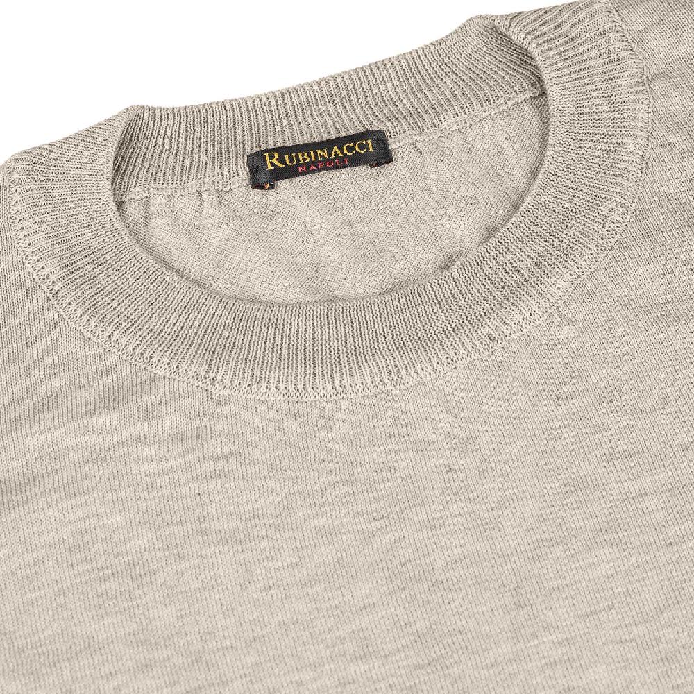 Rubinacci T-Shirt cotone beige Prezzo di fabbrica