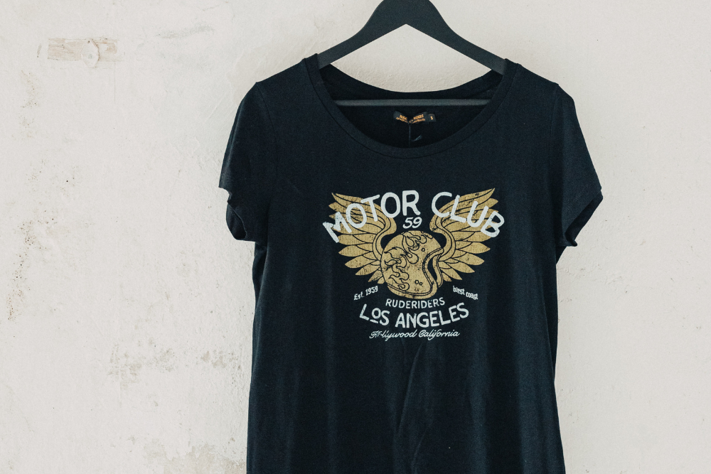 Rude Riders T-Shirt Donna Motor Brigade Nera Online