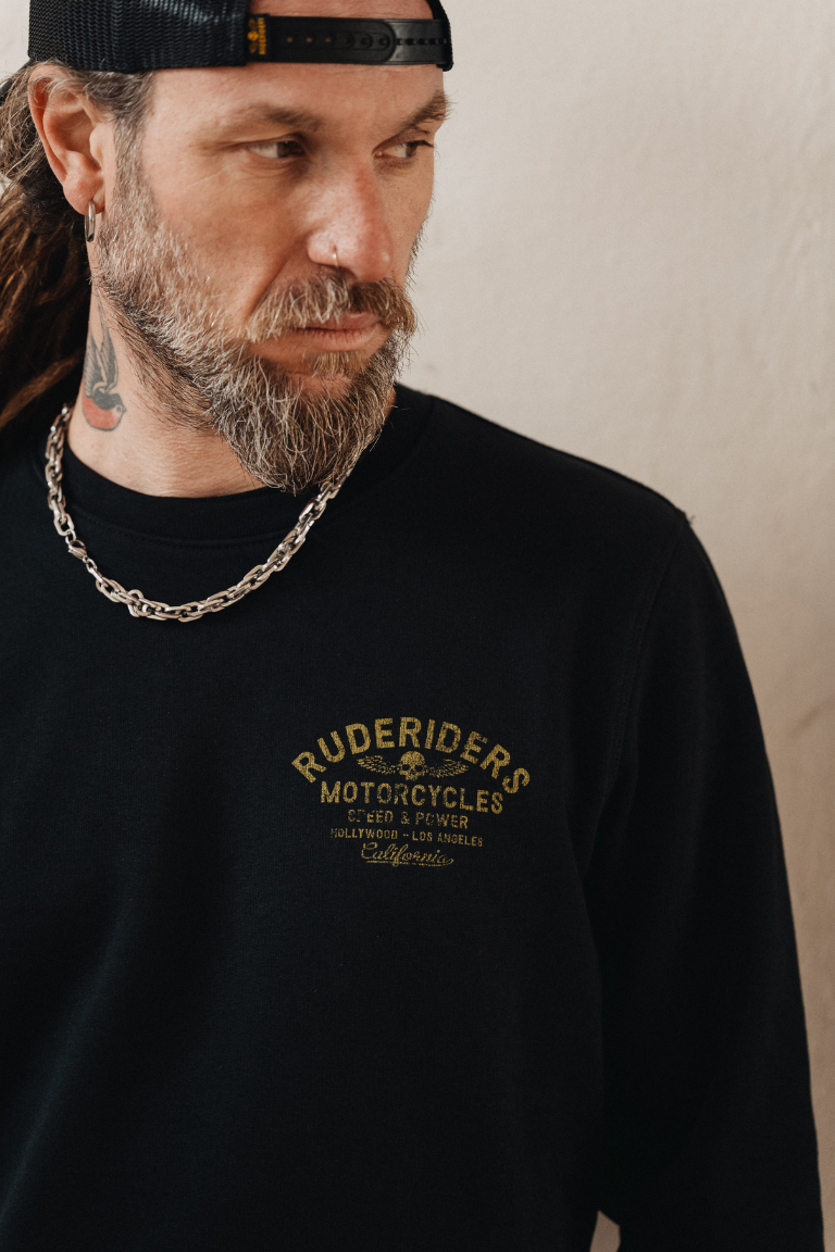Rude Riders Felpa Unisex Ruderiders Negozio