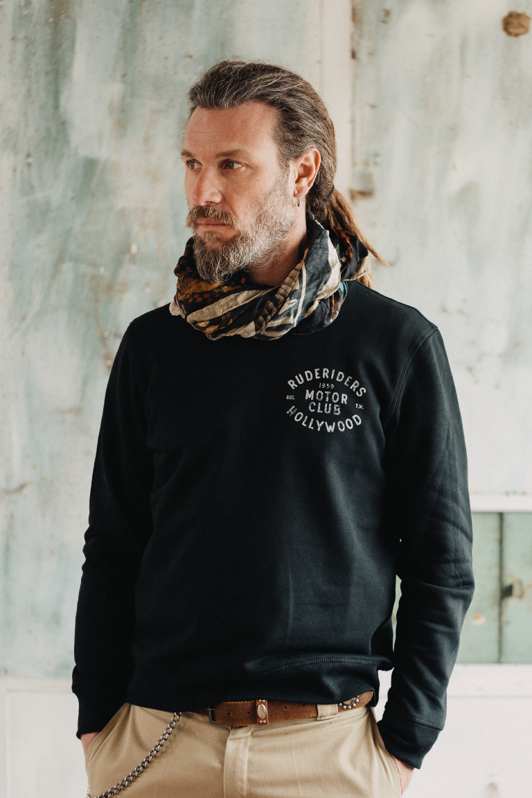Rude Riders Felpa Unisex Motor Club Nuova