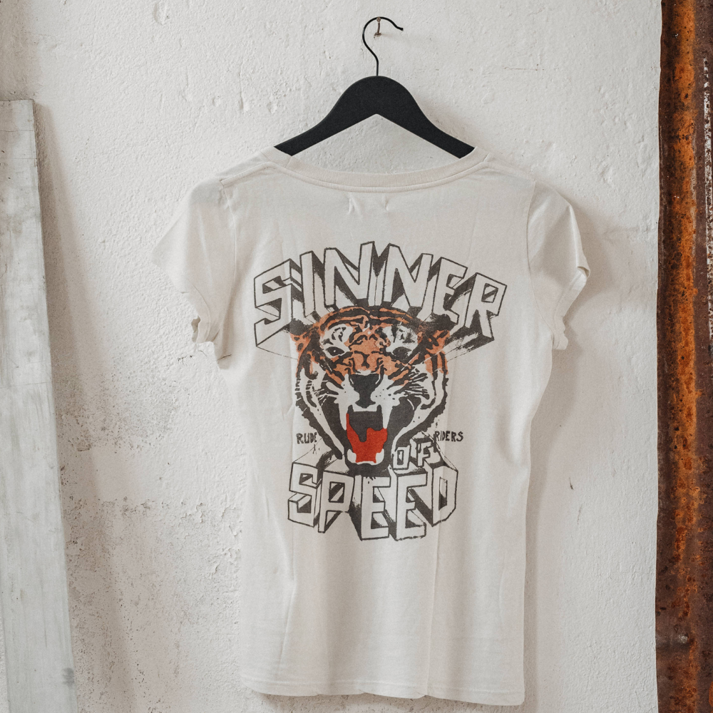 Rude Riders T-Shirt Donna Sinner Qualità