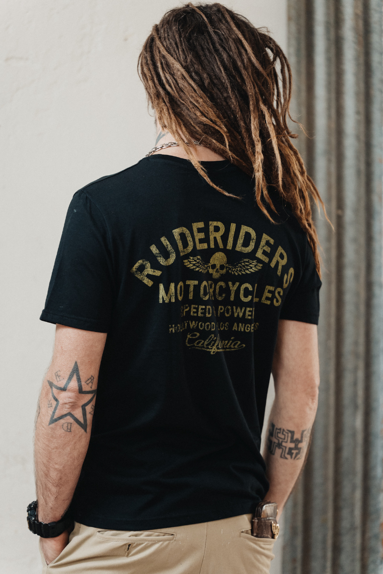 Rude Riders T-Shirt Uomo Rude Riders Nera Acquista Ora