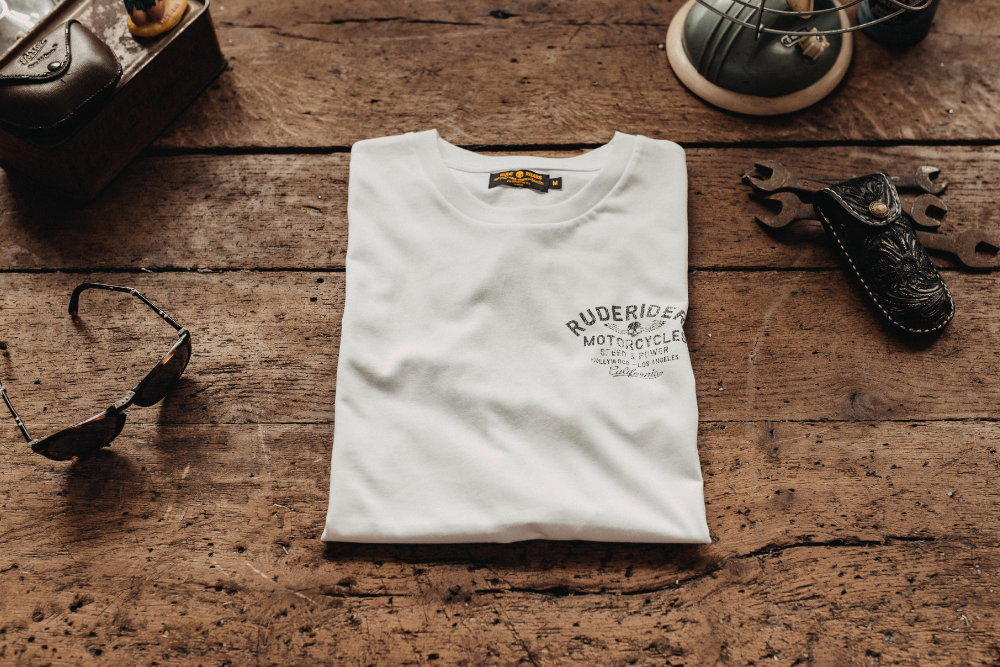 Rude Riders T-Shirt Uomo Rude Riders Bianca Consegna Veloce