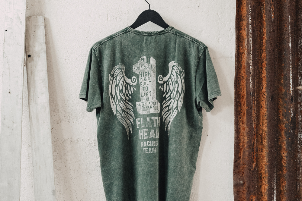 Rude Riders T-Shirt Uomo Flat Head Offerta