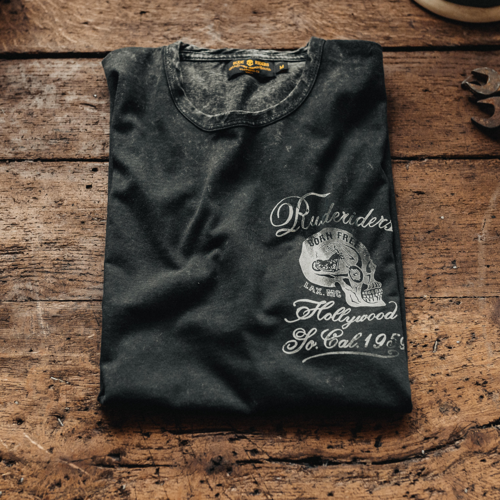 Rude Riders T-Shirt Uomo Born Free Outlet