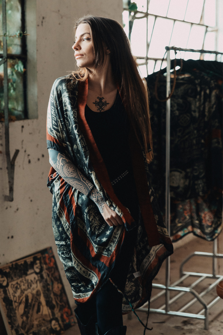 Rude Riders Kimono Rude Roots Saldi Di Fabbrica