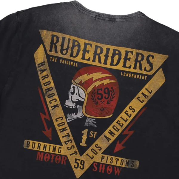 Rude Riders T-Shirt Uomo Hard Rock Limited Ed Promozione