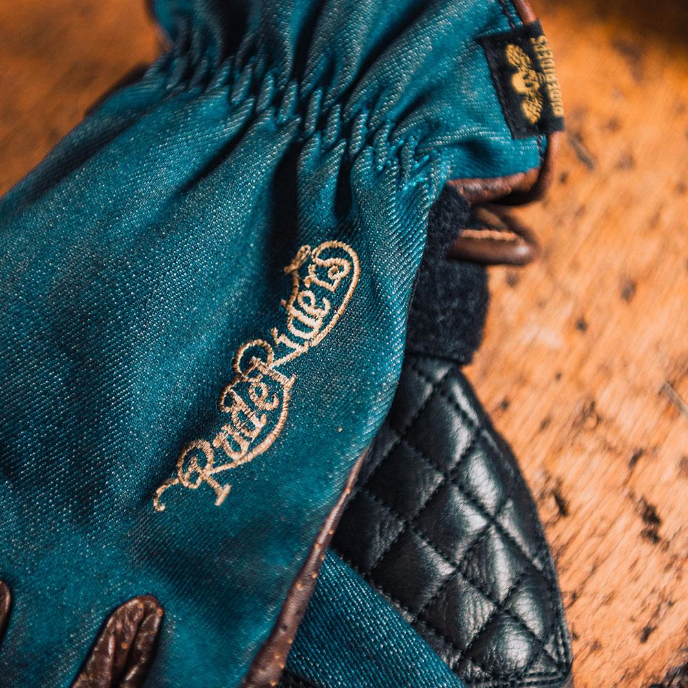 Rude Riders Guanti moto Urban Denim Blue Prezzo Ridotto