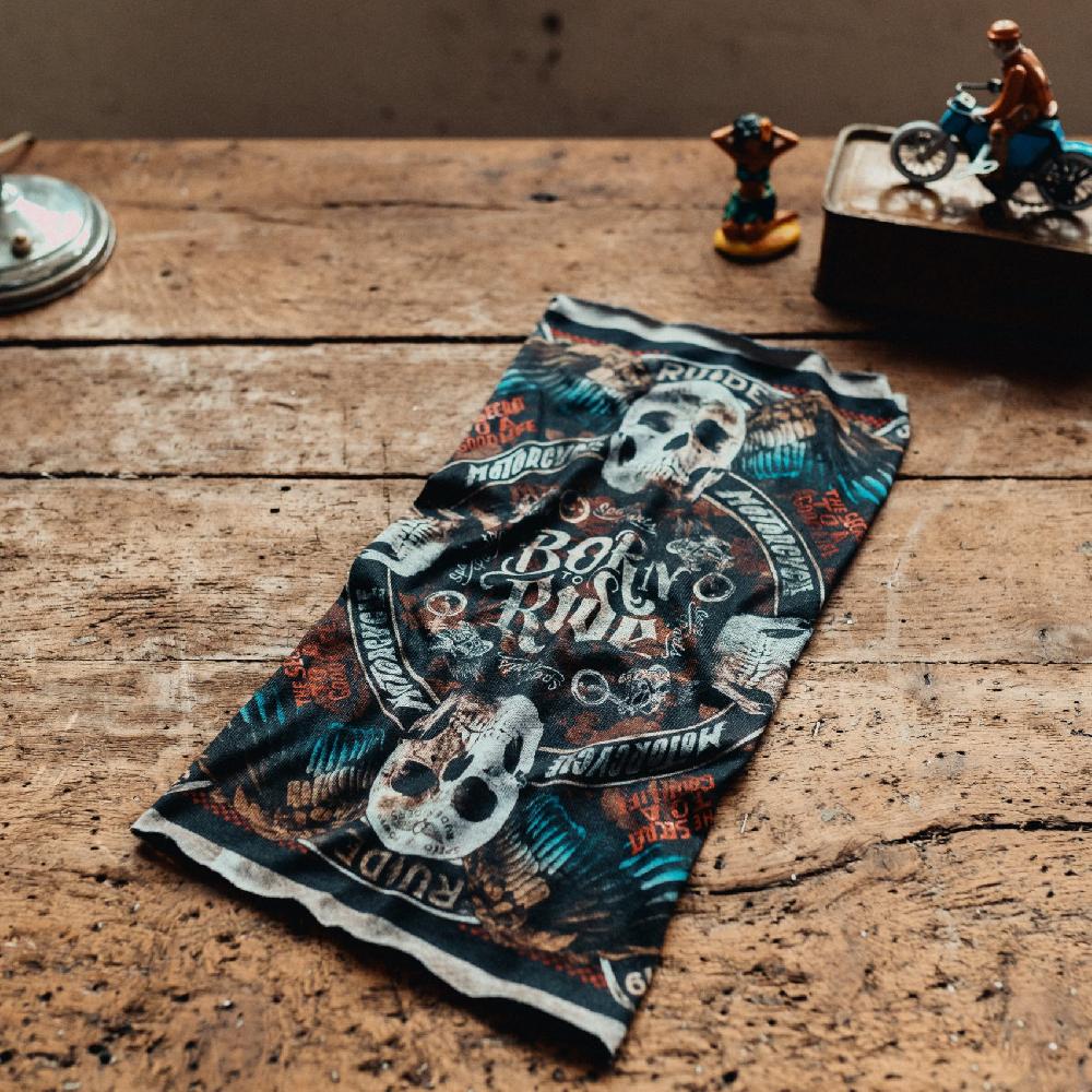 Rude Riders Tube Flying Skull Convenienza
