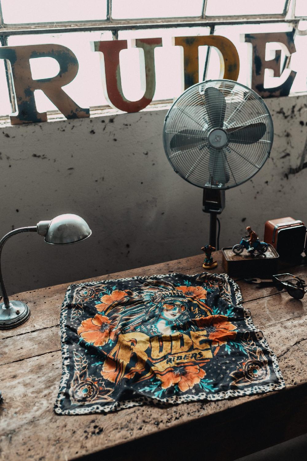 Rude Riders Bandana Black Indian Italy