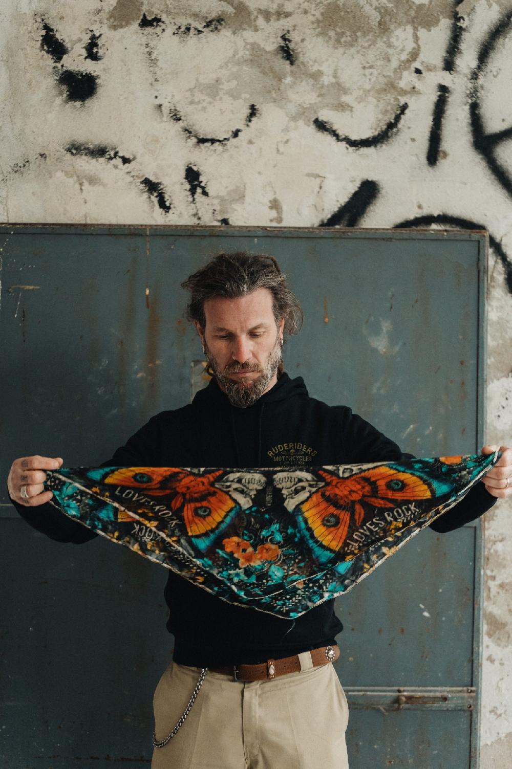 Rude Riders Bandana Butterfly Italia